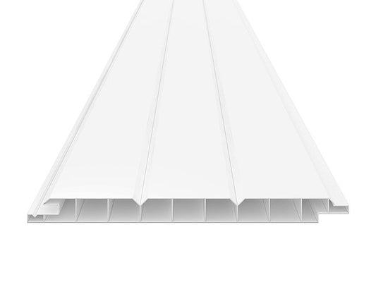 Kunststoff Verkleidungsprofil 200x17 mm (Einseitig mit 2 Nuten)